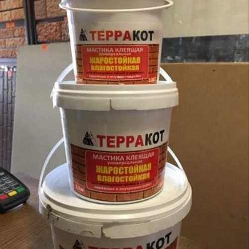 Мастика термостойкая (клей) 5 кг