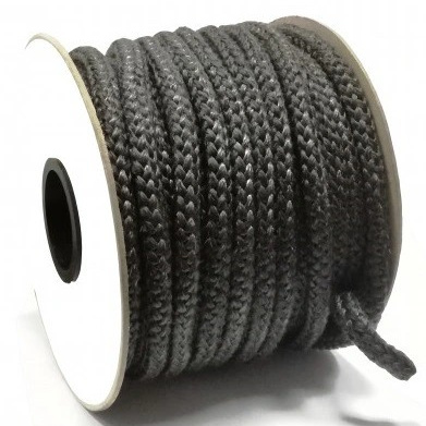 Шнур 10мм графитовый термостойкий из стекловолокна